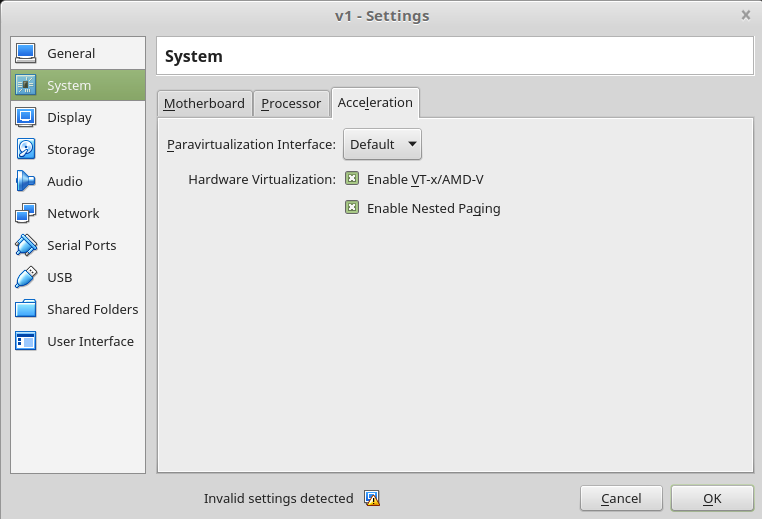 Enable Virtualization Support VirtualBox
